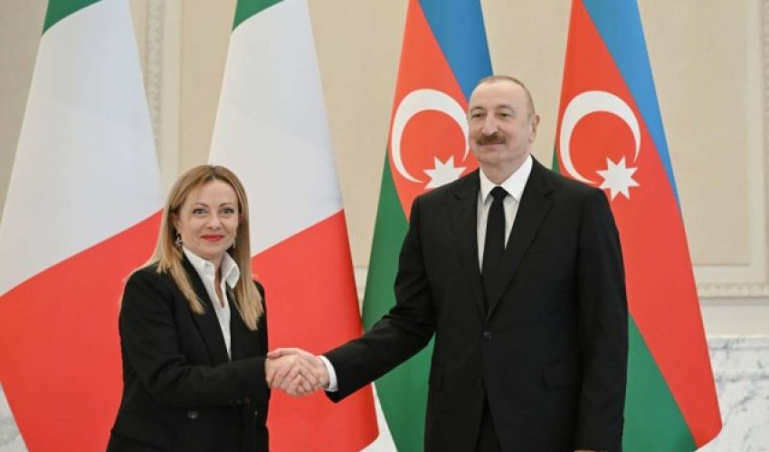 Meloni İlham Əliyevə təşəkkür etdi