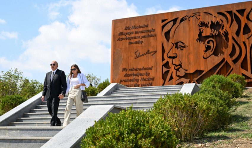 Prezidentin sosial şəbəkə hesablarında Şamaxıya səfəri ilə bağlı paylaşım olunub