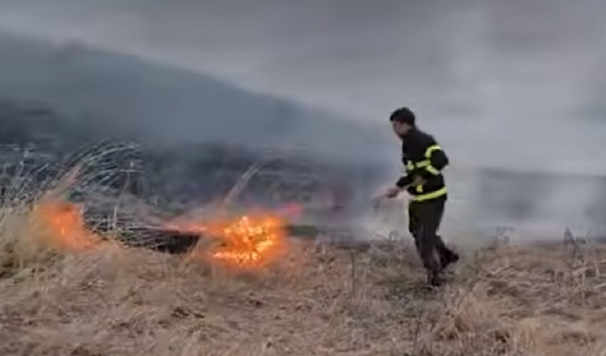 Yardımlıda açıq ərazidə yanğın baş verib - <span style=