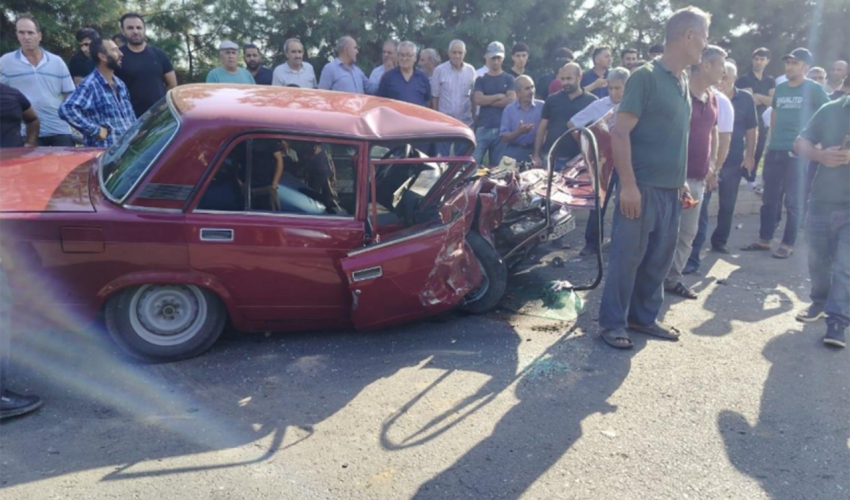Cəlilabadda zəncirvari qəza baş verib, yaralılar var