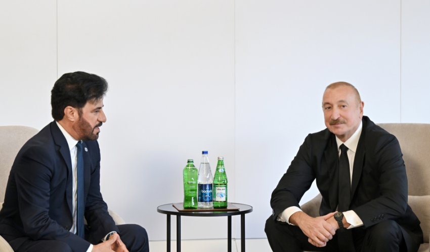 İlham Əliyev Beynəlxalq Avtomobil Federasiyasının prezidenti ilə görüşüb