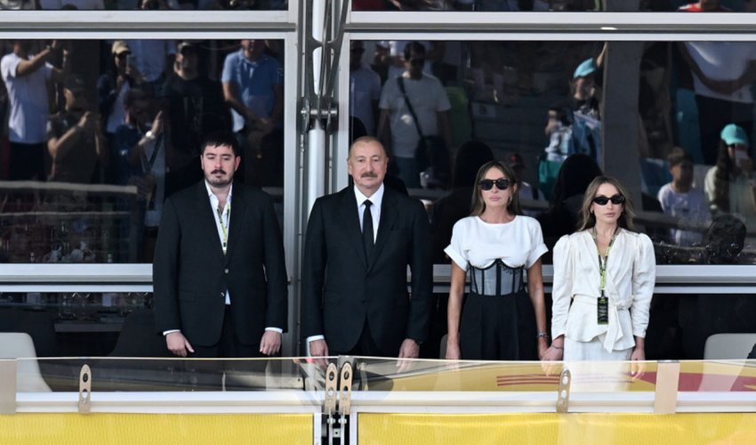 Prezidentin sosial media hesablarında "Formula 1"ə dair videoçarx paylaşılıb