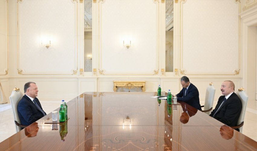 İlham Əliyev Beynəlxalq Cüdo Federasiyasının prezidentini qəbul edib
