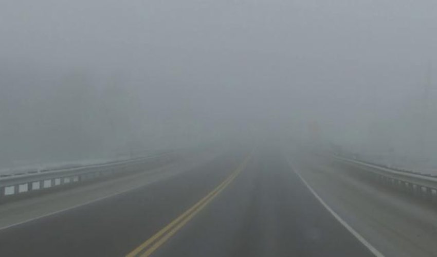 В Азербайджане из-за тумана ухудшится видимость на дорогах