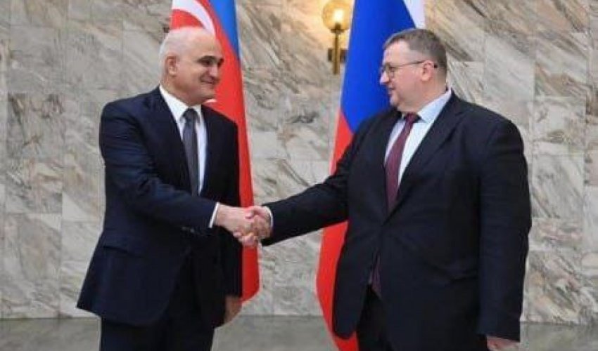 Mustafayev Rusiyada Rusiya rəsmiləri və işgüzar dairələrin nümayəndələri ilə görüşüb