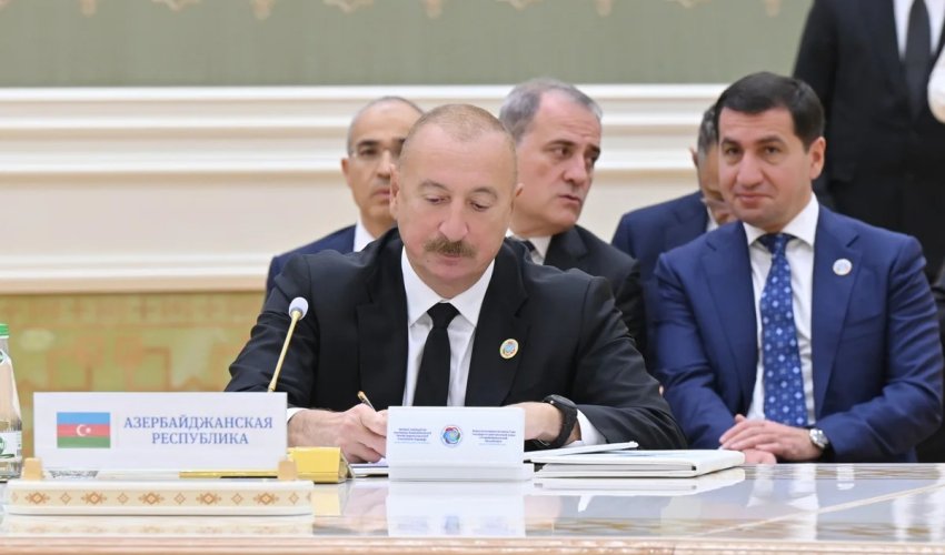 Azərbaycan və Mərkəzi Asiya ölkələri birgə bəyanat imzalayıb