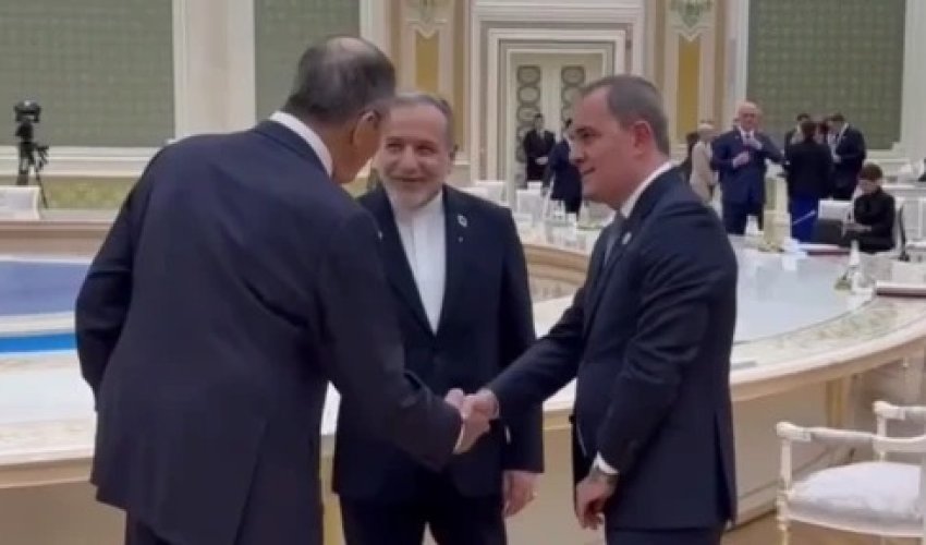 Bayramov, Lavrov və Əraqçi MDB sammitindən əvvəl qısa söhbət ediblər