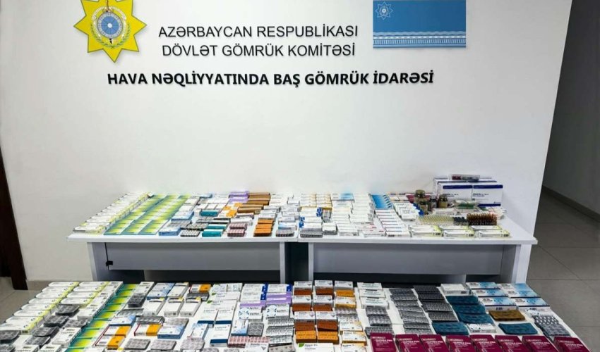 Baku customs foils smuggling of 16,000 medicine units from Istanbul