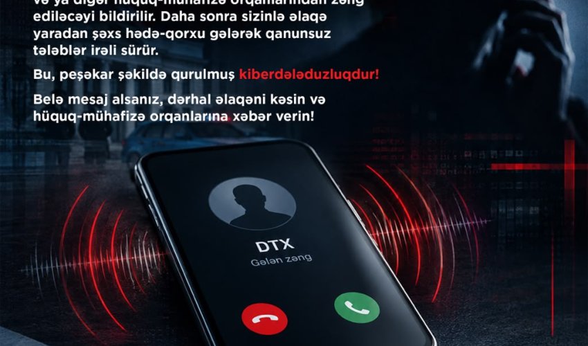 Jurnalistlərə saxta zənglərlə bağlı xəbərdarlıq edilib