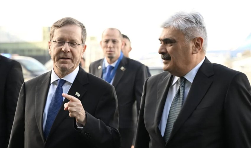 İsrailin prezidenti Azərbaycandadır