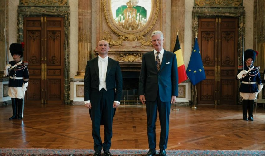 Azərbaycan səfiri etimadnaməsini Belçika Kralına təqdim edib