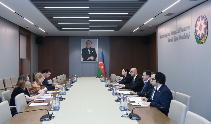 Xarici işlər nazirinin müavini UNESCO-nun Baş direktorunun müavini ilə görüşüb