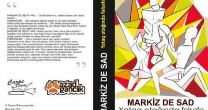 Markiz De Sadın romanı ilk dəfə Azərbaycan dilində
