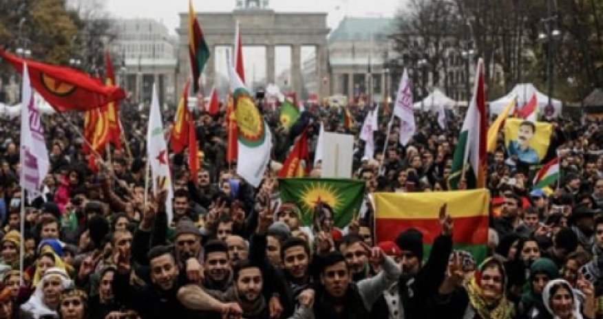 Almaniyada PKK qadağasına qarşı etiraz aksiyası keçirildi
