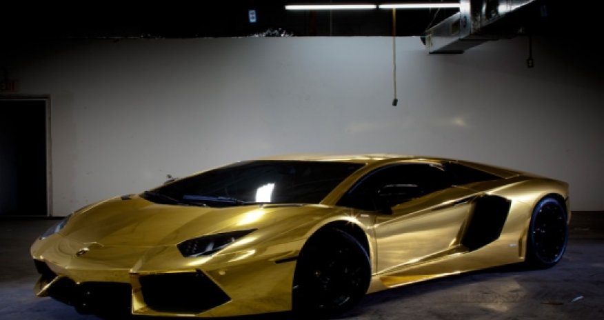 Золотая модель Lamborghini за $350 000 ищет покупателя -ФОТО