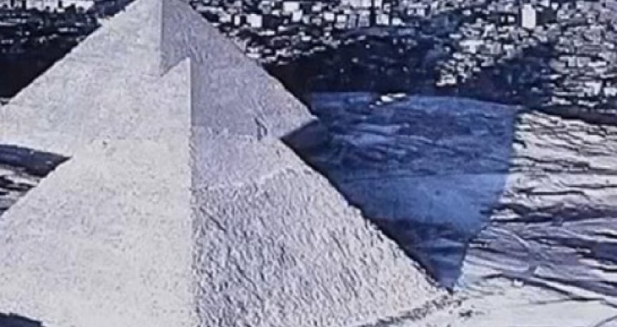 Египетские пирамиды  оказались под снегомВИДЕО