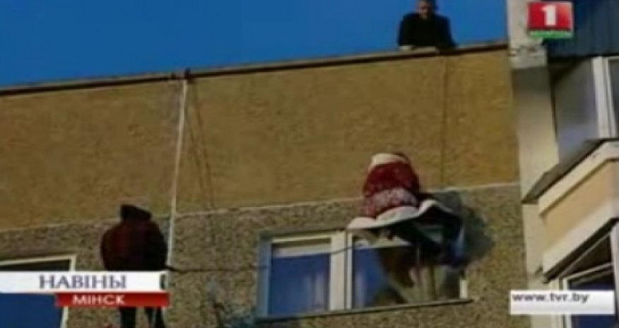 Деды Морозы-альпинисты -ВИДЕО