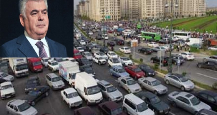 Nazir Ziya Məmmədov da tıxacda qaldı !!!