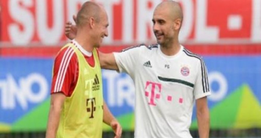 Qvardiola: "Robbenə aşiq oldum"