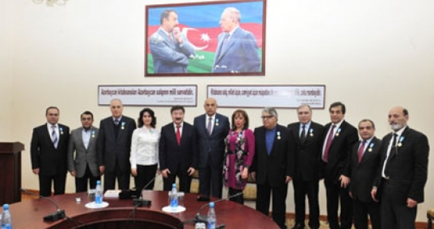 Azərbaycanın mədəniyyət xadimləri mükafatlandırıldı