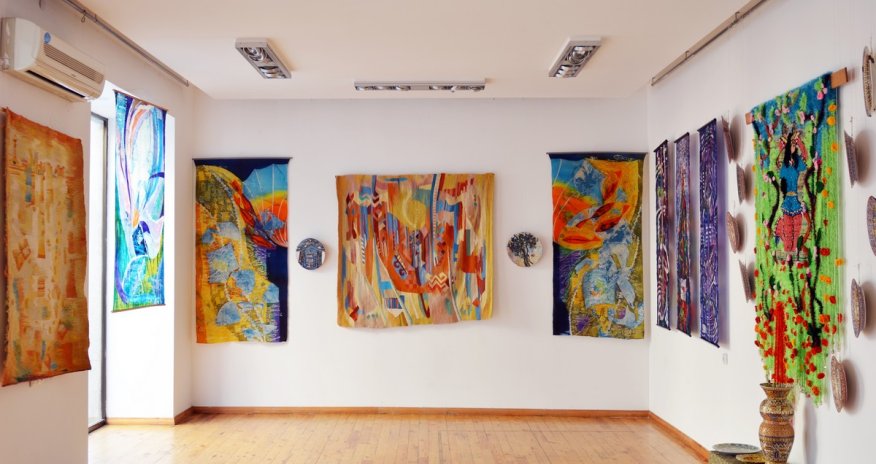 Bakıda dekorativ tətbiqi sənət sərgisi - FOTO