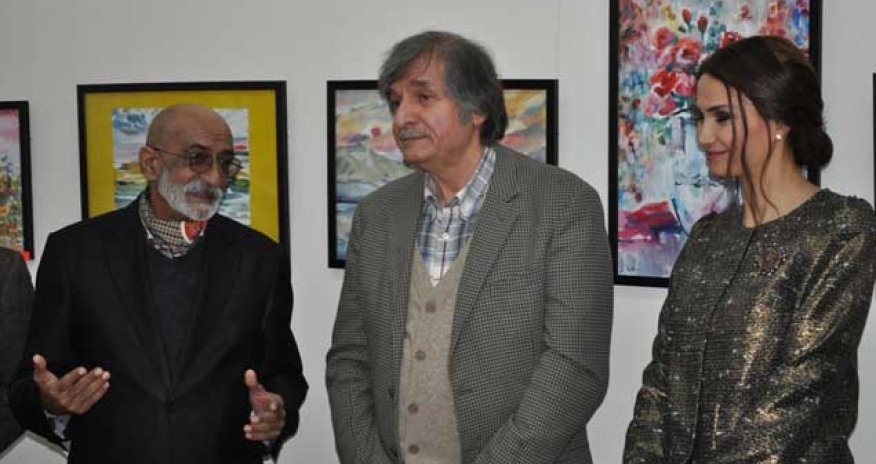 Adil Mirseyidin rəsm əsərlərinin sərgisi açıldı - FOTOSESSİYA