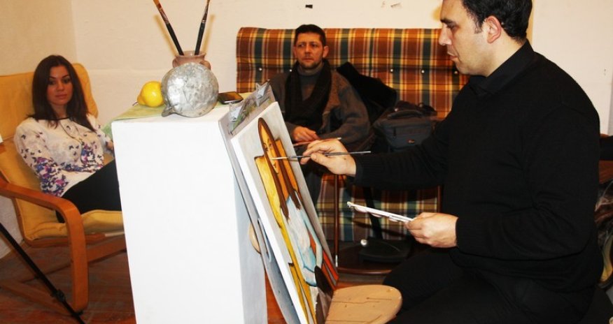 Açıq səma altında etüdlər - FOTO