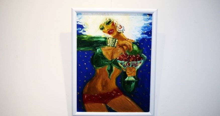 Bar qızları obrazı rəssam Gülnarə Xalıqovanın düşüncəsində - FOTOLAR