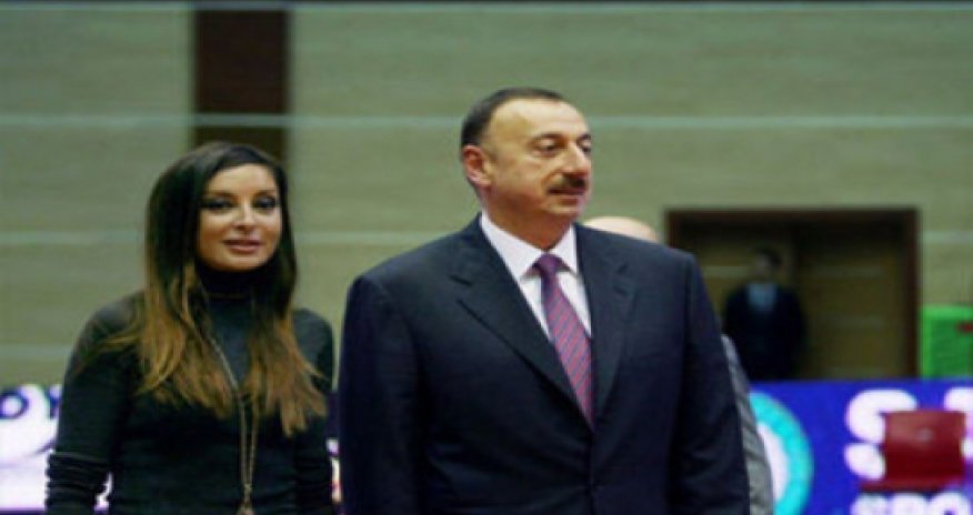 İlham Əliyev və xanımı Milli Gimnastika Arenasında