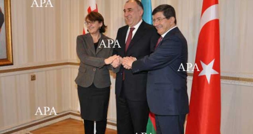 Gəncədə üçtərəfli görüş başa çatdı - FOTOLAR