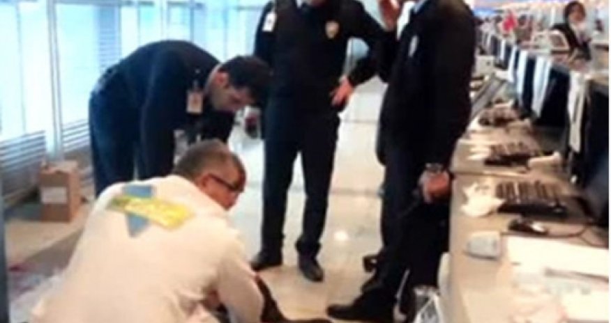 Азербайджанец учинил дебош в стамбульском аэропорту –ВИДЕО