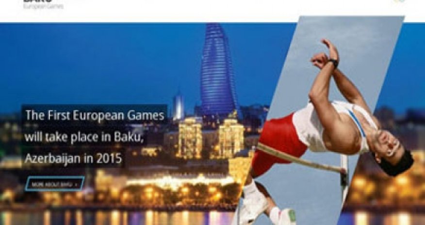 "Bakı Avropa Oyunları 2015"-in rəsmi internet səhifəsi yaradılıb