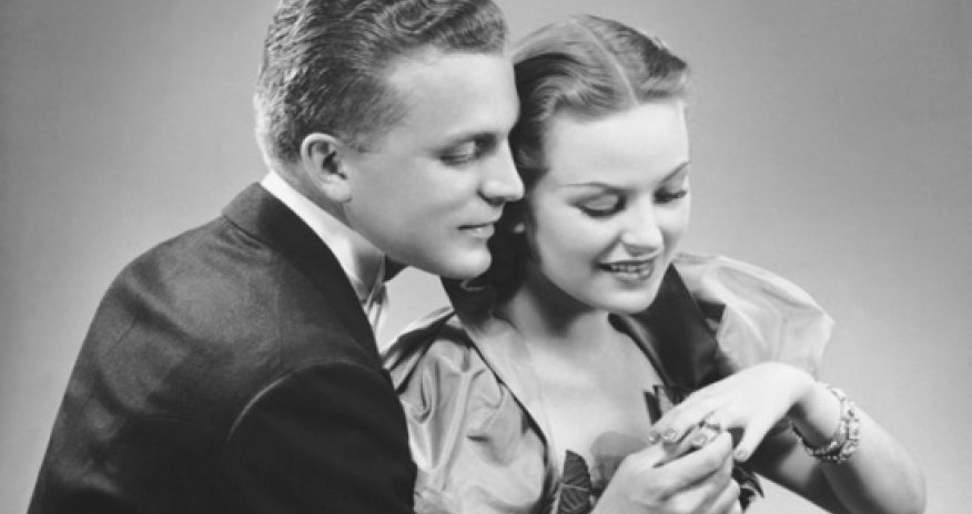 Do people spend a month's salary on a diamond engagement ring?