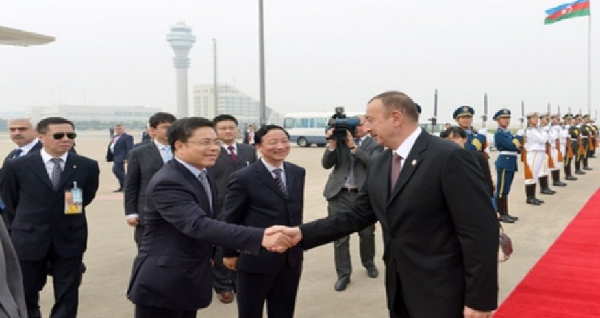 İlham Əliyevin Çinə işgüzar səfəri başa çatıb