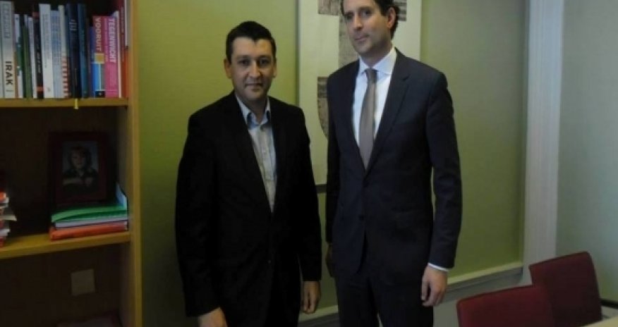 Azerbaijani journalist meets Dutch MP