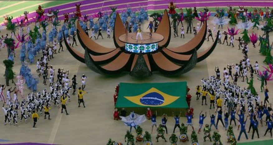 World Cup 2014 kicks off with colourful ceremony - PHOTO