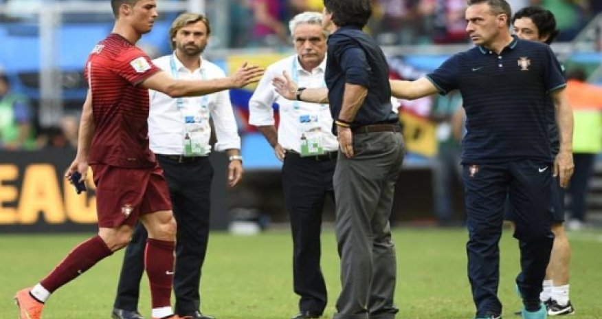Germany's boss had an unpleasant post-match surprise for Ronaldo