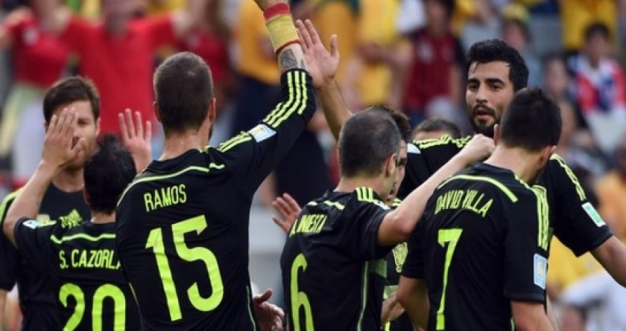 Australia 0 - 3 Spain