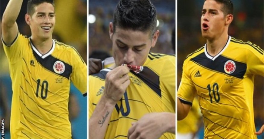 World Cup 2014: James Rodriguez closing gap on Shakira