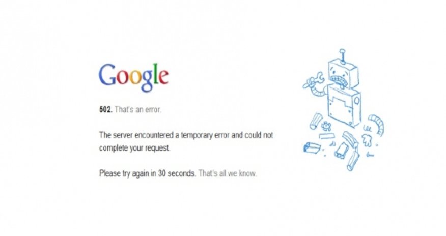 Google goes down