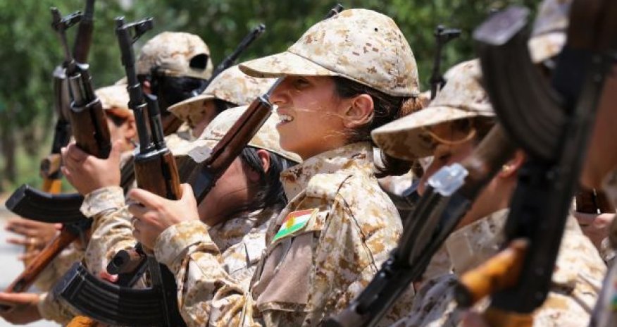 The women being trained to fight ISIS - PHOTO