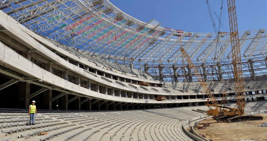 Möhtəşəm tikili: Baki Olimpiya Stadionu - FOTOLAR