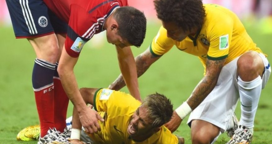 Brazil's Neymar makes wheelchair claim
