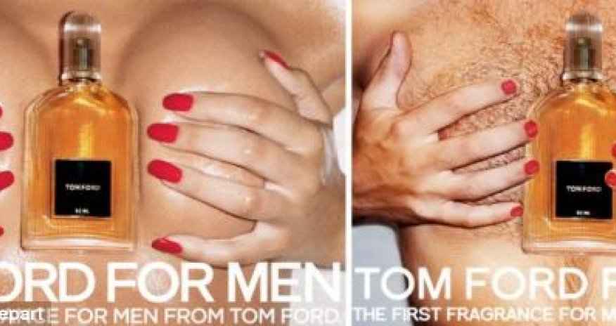 Images show female models in campaigns replaced with men - PHOTO