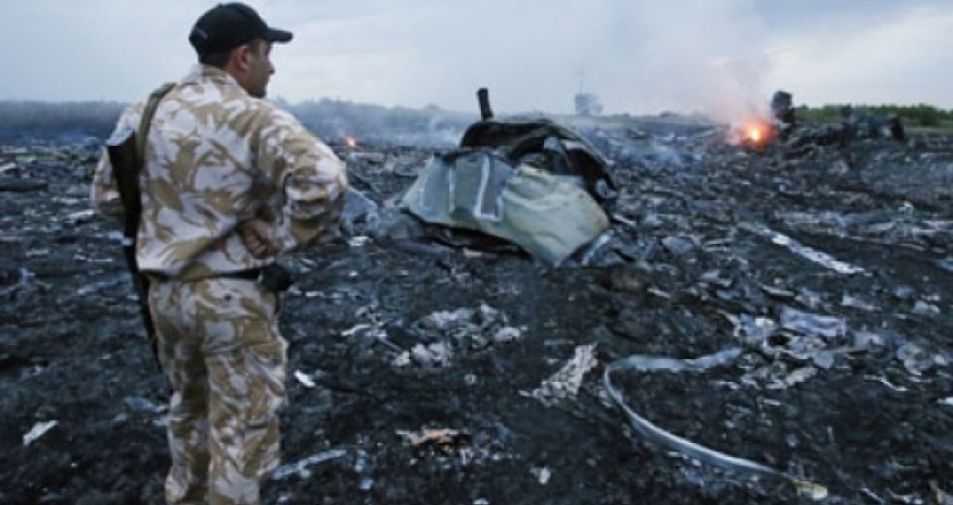 Təyyarənin vurulma anı - VİDEO