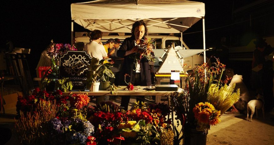 Japanese artist sends bonsai and flower arrangement to the edge of space - PHOTO