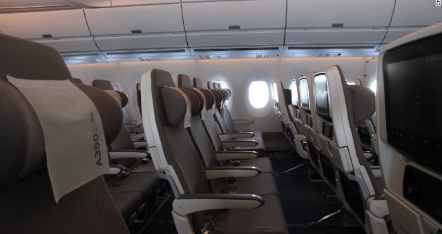 On board the world's newest passenger jet - PHOTO