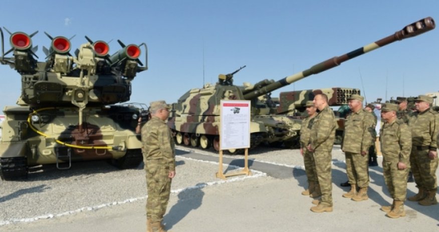 President Aliyev visits Azeri-Armenian frontline