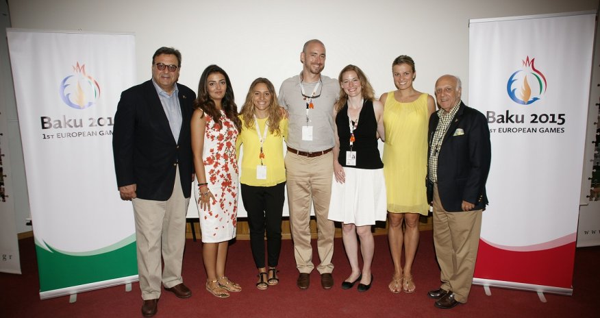 Baku-2015 officials attend closing ceremony of European Youth Session PHOTO