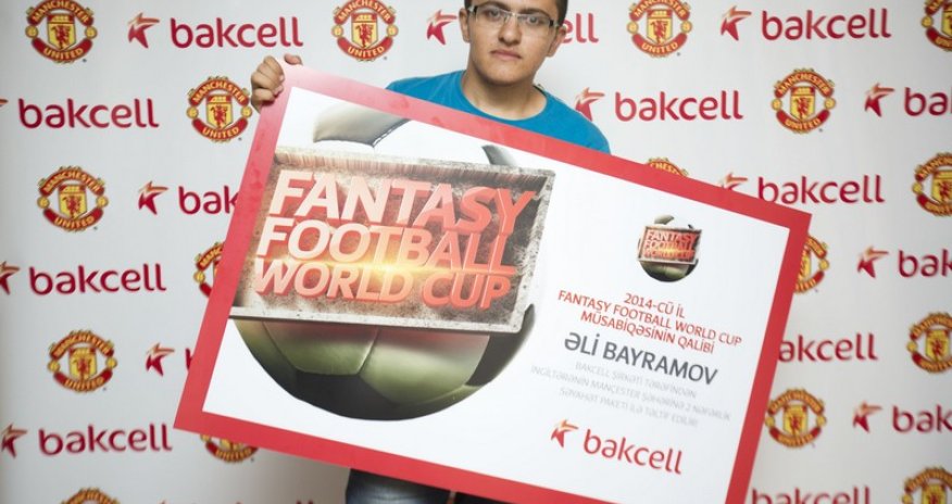 Bakcell sends the winner of the “Fantasy Football World Cup” game to Manchester - PHOTO
